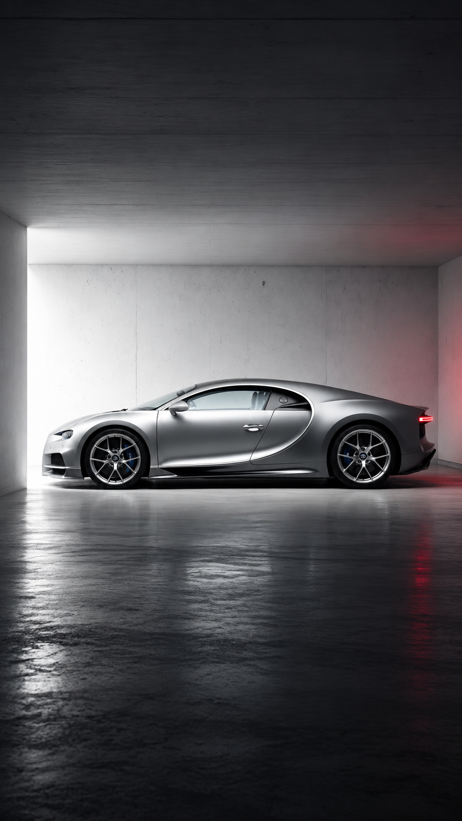 Bugatti Chiron dans un garage minimaliste — Hypercar Nice